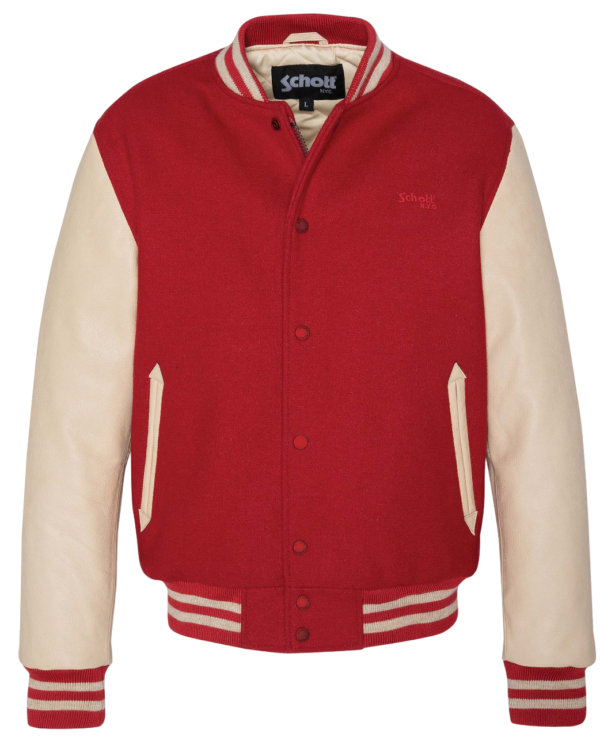 Schott NYC Varsity jacket LC8705 Red