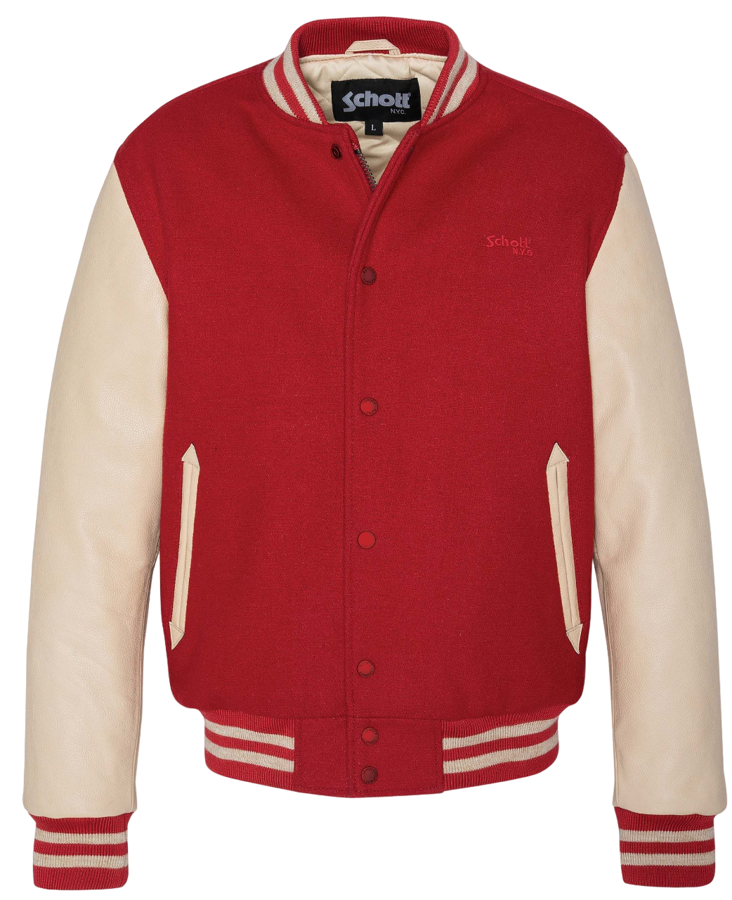 Schott NYC Varsity jacket LC8705 Red