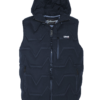 Schott NYC Sleeveless urban puffer jacket CRUISER2V Navy
