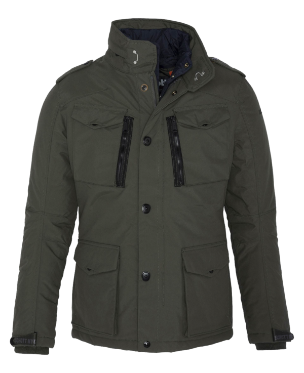 Schott NYC Multipocket army jacket FIELD Khaki