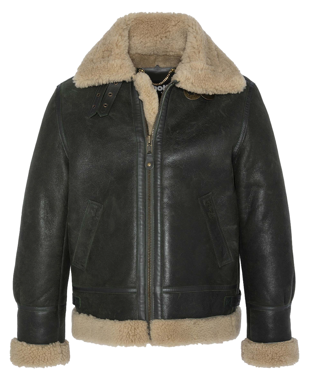 Schott NYC B-3 Bomber jacket LC1259 Khaki