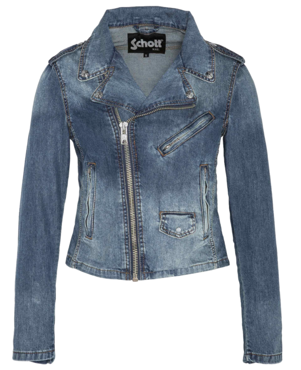 Schott NYC Denim Perfecto jacket JKTWJANISX