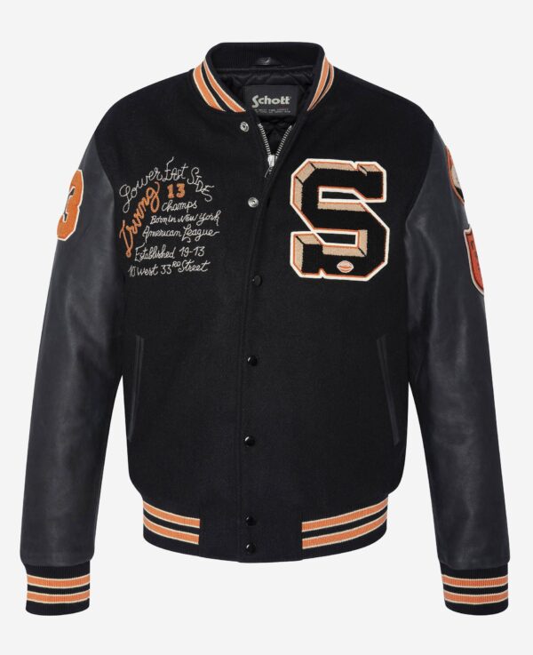 Schott NYC Teddy jacket, cowhide leather LCTEDDYBD1
