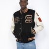 Schott NYC Teddy jacket, cowhide leather LCTEDDYBD